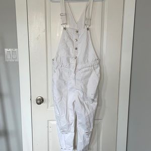 Zara denim overalls